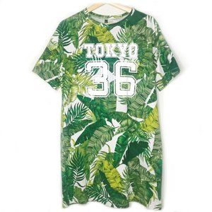 Divided by H&M Leaf Print Tokyo Shirt Dress